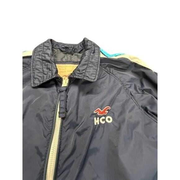 "HOLLISTER" Vintage Y2K Windbreaker Jacket SZ XL Men's Preppy Surfer Beachy - Picture 3 of 12